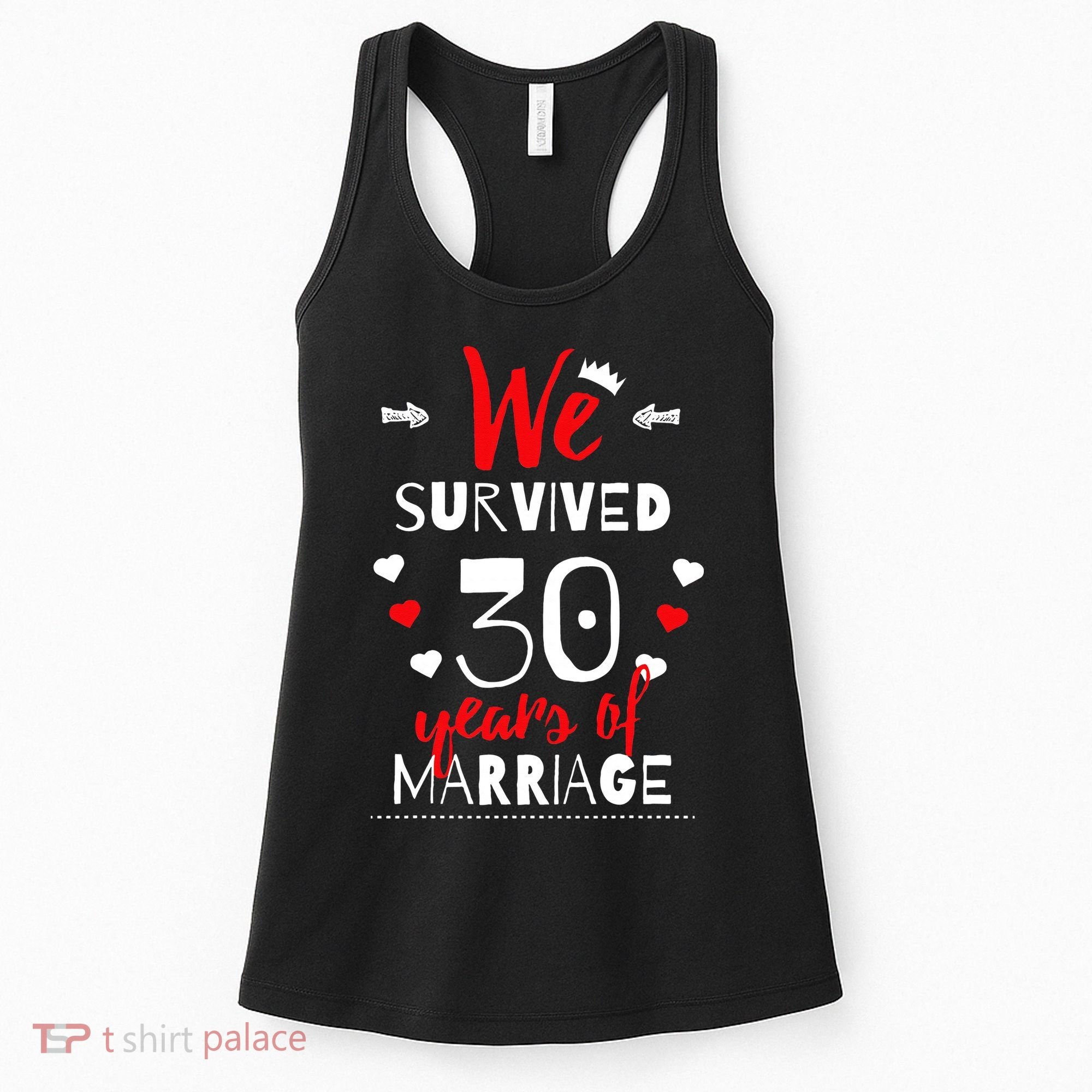 Funny 30th Wedding Anniversary Gifts For Couples Women's Tank Top