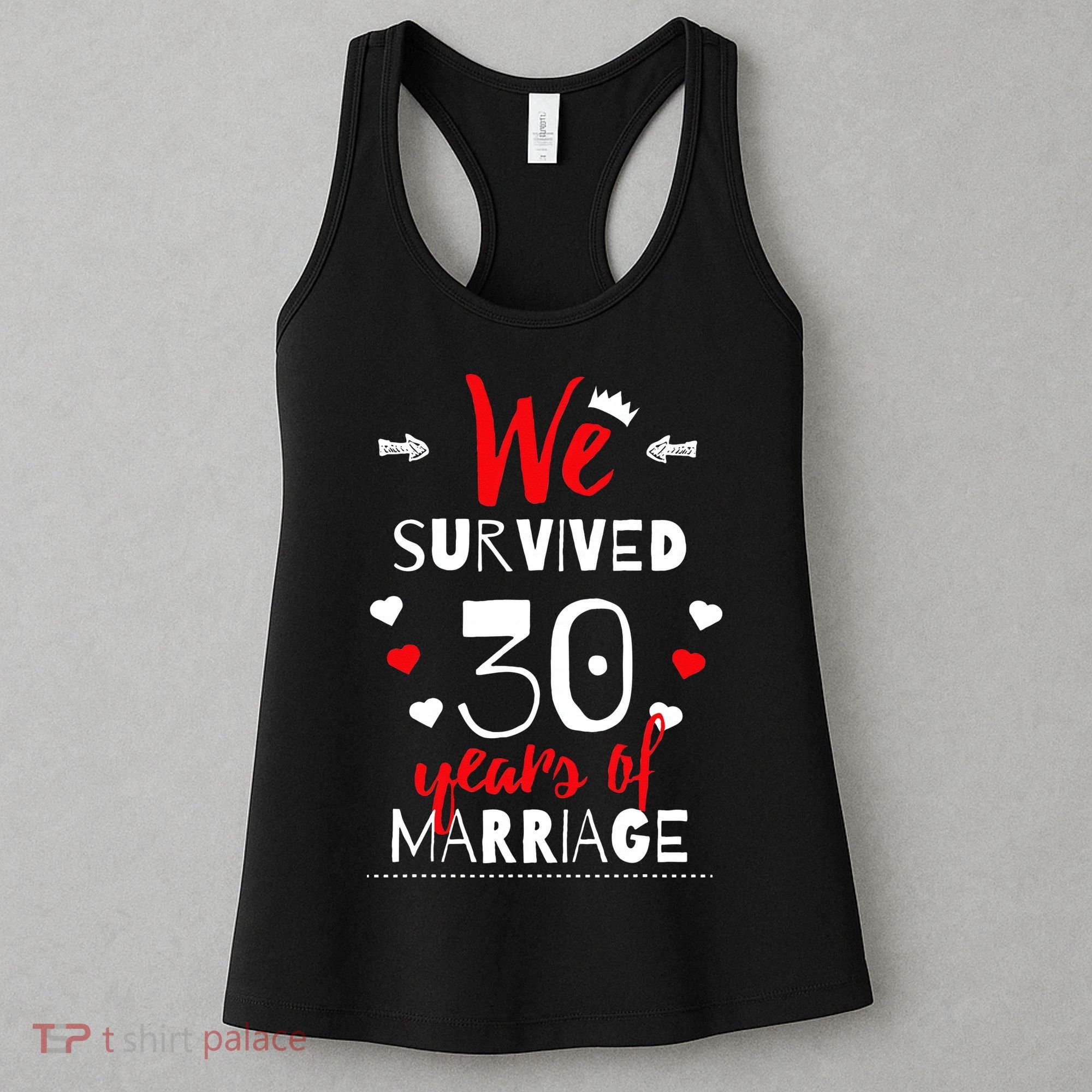 Funny 30th Wedding Anniversary Gifts For Couples Women's Tank Top