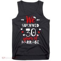 Funny 30th Wedding Anniversary Gifts For Couples Tank Top thumb 0