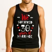 Funny 30th Wedding Anniversary Gifts For Couples Tank Top thumb 3