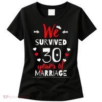Funny 30th Wedding Anniversary Gifts For Couples Women's T-Shirt thumb 0