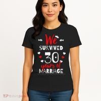 Funny 30th Wedding Anniversary Gifts For Couples Women's T-Shirt thumb 4