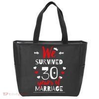 Funny 30th Wedding Anniversary Gifts For Couples Tote Bag thumb 0