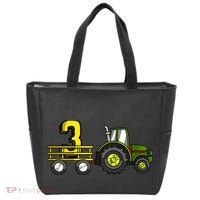 Farm 3 Year Old Barnyard Boy 3rd Birthday Tractor Tote Bag thumb 0