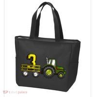 Farm 3 Year Old Barnyard Boy 3rd Birthday Tractor Tote Bag thumb 3