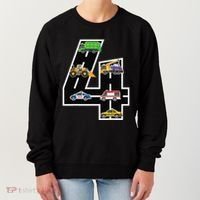 Fourth 4yr 4th Birthday 4 Years Old Birthday Decoration Women's Sweatshirt thumb 0