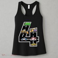 Fourth 4yr 4th Birthday 4 Years Old Birthday Decoration Women's Tank Top thumb 3