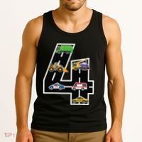 Fourth 4yr 4th Birthday 4 Years Old Birthday Decoration Tank Top thumb 3