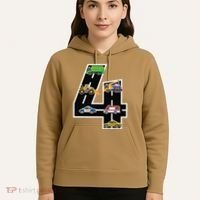 Fourth 4yr 4th Birthday 4 Years Old Birthday Decoration Hoodie thumb 5