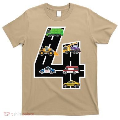 Fourth 4yr 4th Birthday 4 Years Old Birthday Decoration T-Shirt