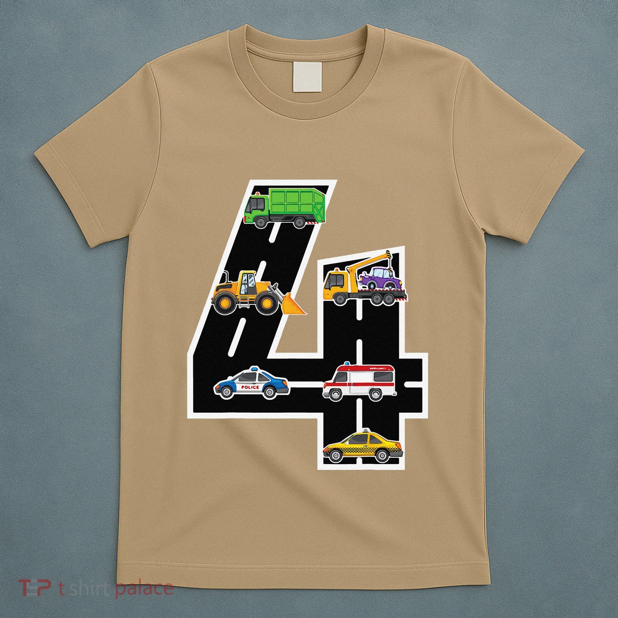 Fourth 4yr 4th Birthday 4 Years Old Birthday Decoration T-Shirt