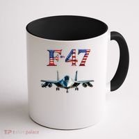 F 47 Aircraft Fighter Jet USA F-47 Fighter Jet Merch Coffee Mug thumb 1
