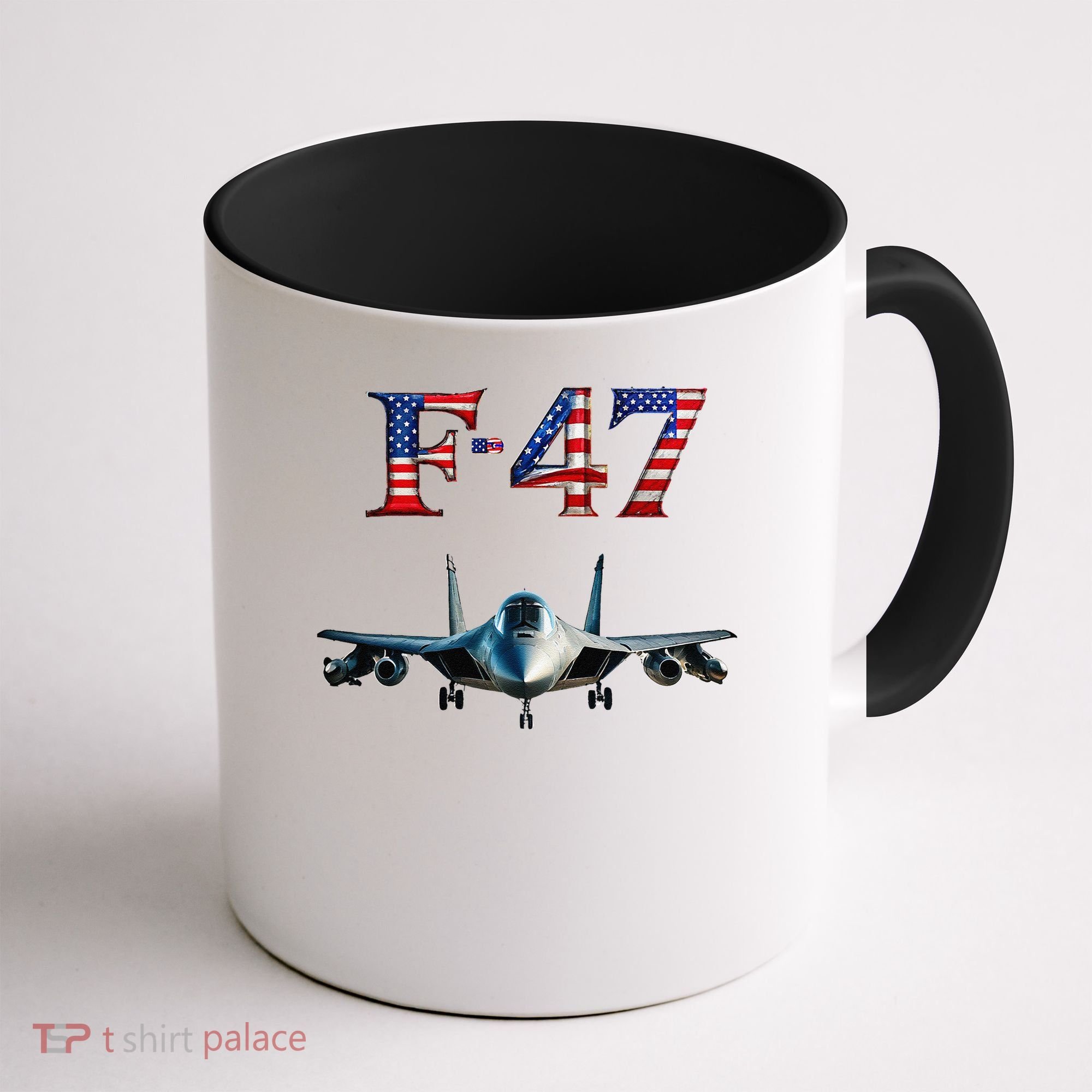 F 47 Aircraft Fighter Jet USA F-47 Fighter Jet Merch Coffee Mug
