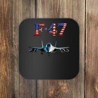 F 47 Aircraft Fighter Jet USA F-47 Fighter Jet Merch Coaster thumb 0