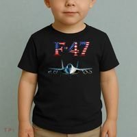 F 47 Aircraft Fighter Jet USA F-47 Fighter Jet Merch Toddler T-Shirt thumb 2