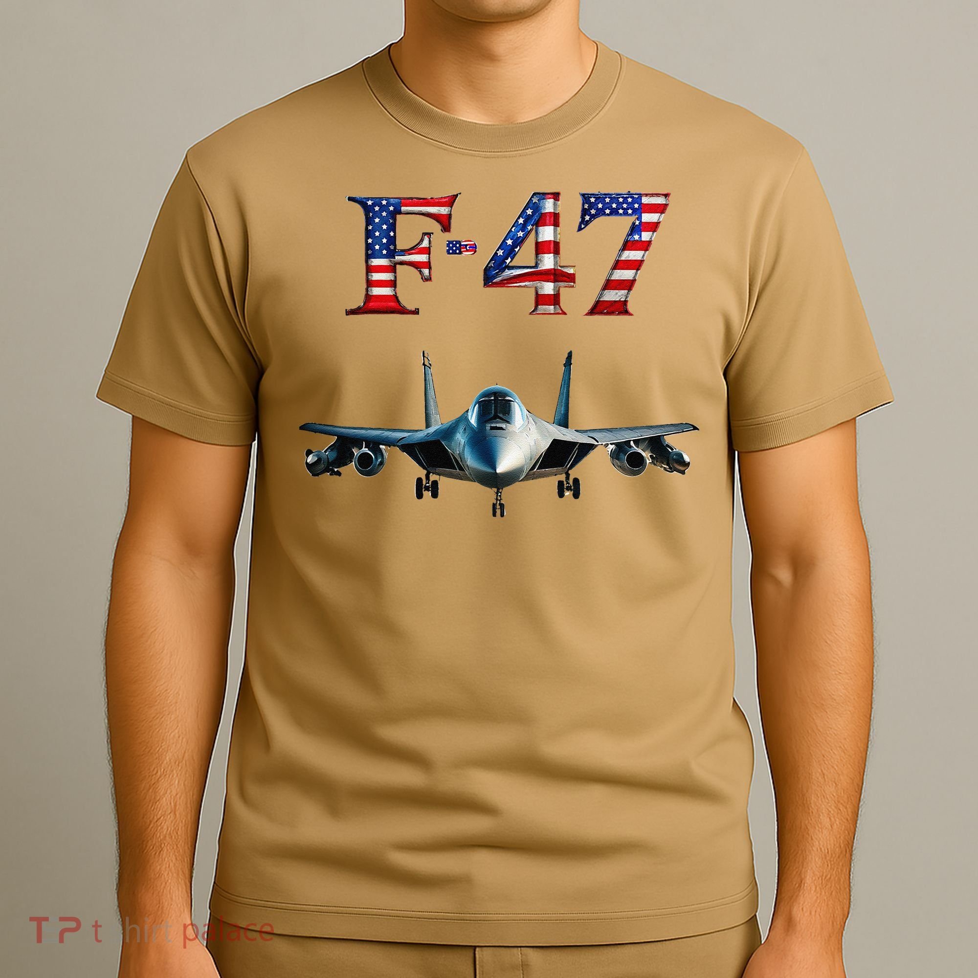 F 47 Aircraft Fighter Jet USA F-47 Fighter Jet Merch T-Shirt