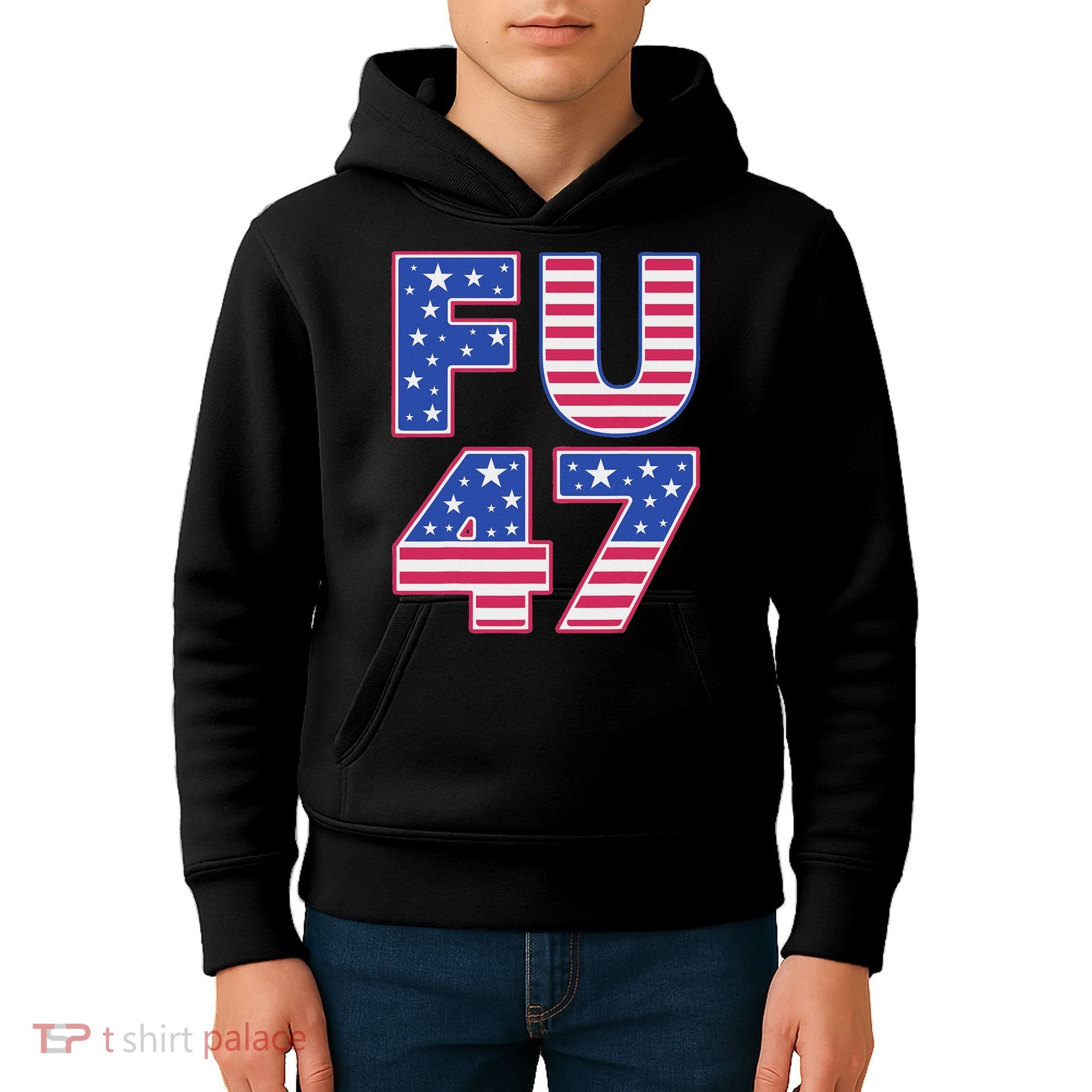 FU 47 Anti Trump Kids Hoodie