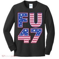 FU 47 Anti Trump Kids Long Sleeve Shirt thumb 0