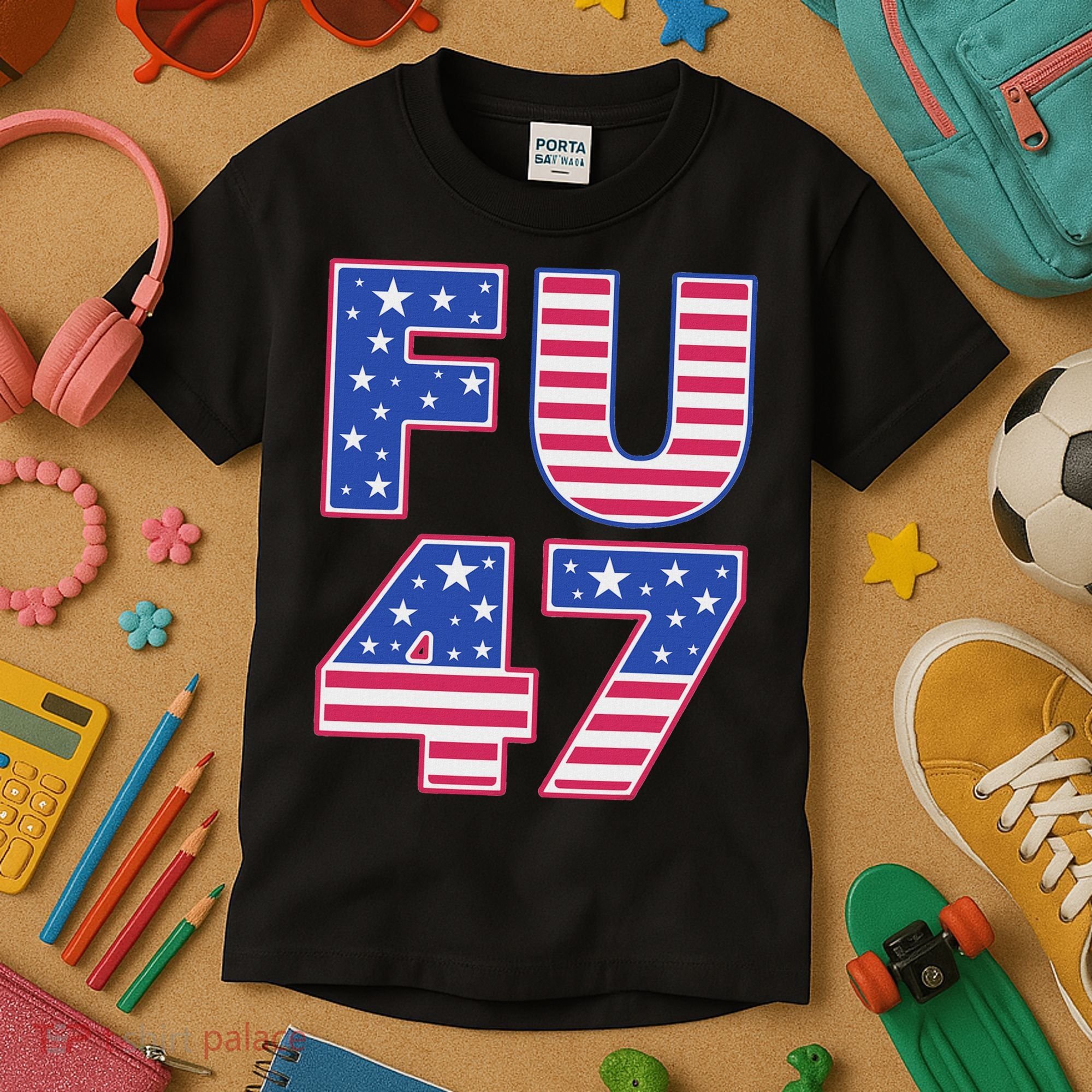 FU 47 Anti Trump Kids T-Shirt
