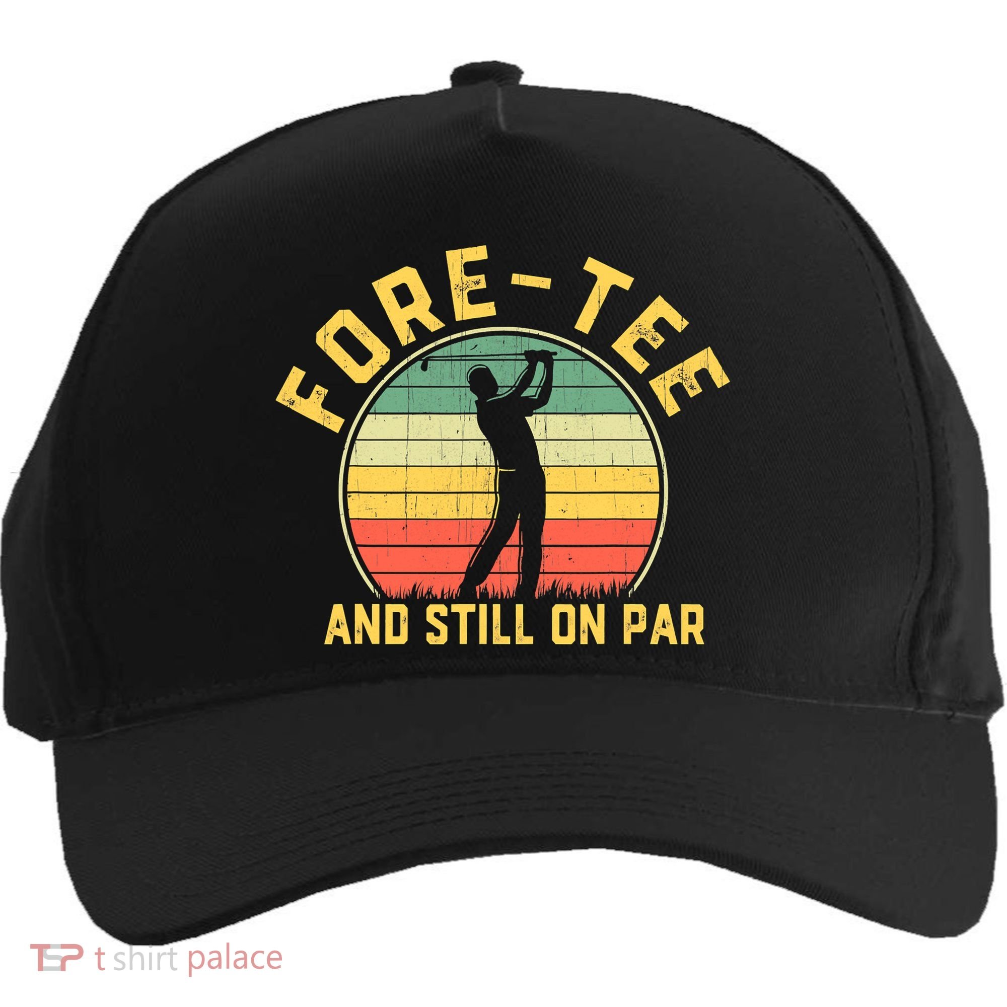 Funny 40th Birthday Golfer Turning 40 Year Old Golfing Five-Panel Snapback Cap