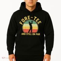 Funny 40th Birthday Golfer Turning 40 Year Old Golfing Hoodie thumb 2