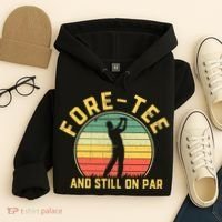 Funny 40th Birthday Golfer Turning 40 Year Old Golfing Hoodie thumb 4
