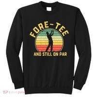 Funny 40th Birthday Golfer Turning 40 Year Old Golfing Sweatshirt thumb 0