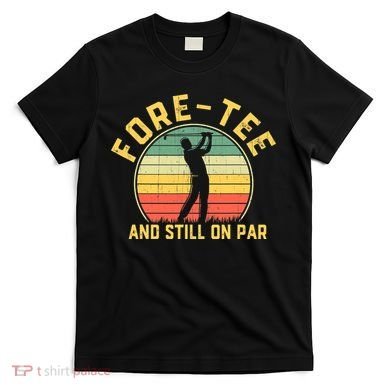 Funny 40th Birthday Golfer Turning 40 Year Old Golfing T-Shirt