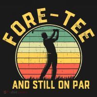 Funny 40th Birthday Golfer Turning 40 Year Old Golfing T-Shirt thumb 7