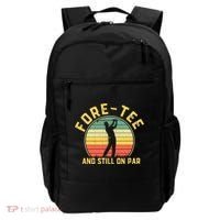 Funny 40th Birthday Golfer Turning 40 Year Old Golfing Backpack thumb 0