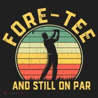 Funny 40th Birthday Golfer Turning 40 Year Old Golfing Beanie thumb 2