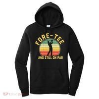 Funny 40th Birthday Golfer Turning 40 Year Old Golfing Women's Hoodie thumb 0