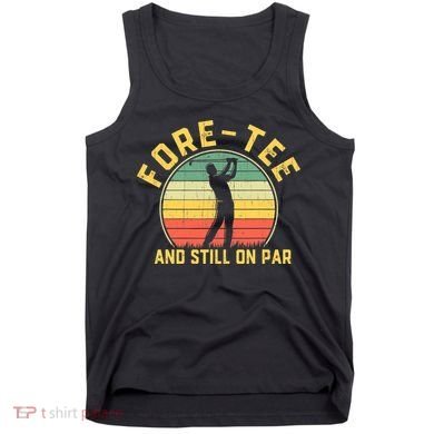 Funny 40th Birthday Golfer Turning 40 Year Old Golfing Tank Top