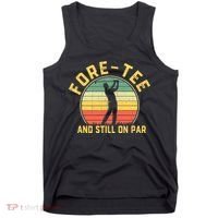 Funny 40th Birthday Golfer Turning 40 Year Old Golfing Tank Top thumb 0
