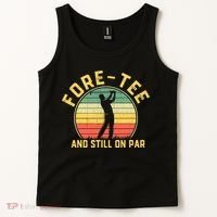 Funny 40th Birthday Golfer Turning 40 Year Old Golfing Tank Top thumb 2