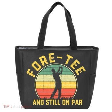 Funny 40th Birthday Golfer Turning 40 Year Old Golfing Tote Bag