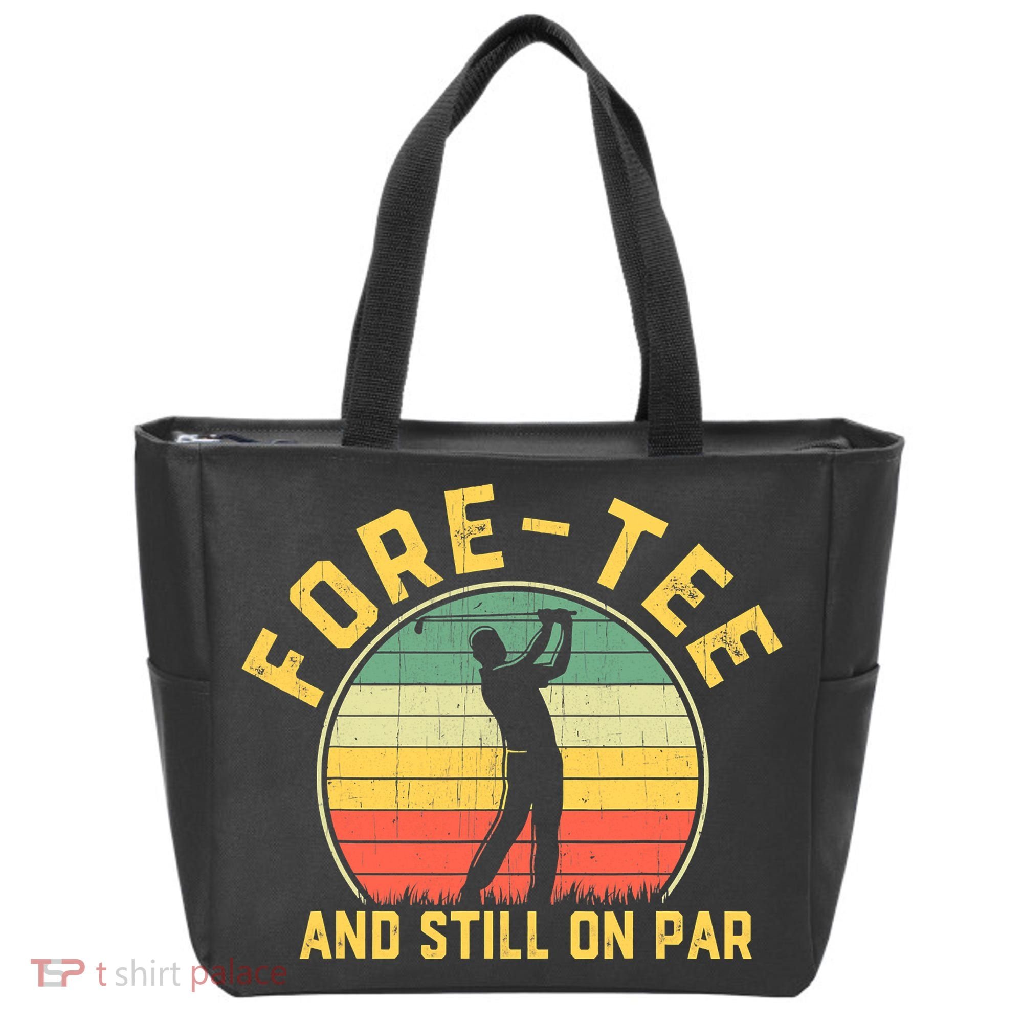 Funny 40th Birthday Golfer Turning 40 Year Old Golfing Tote Bag
