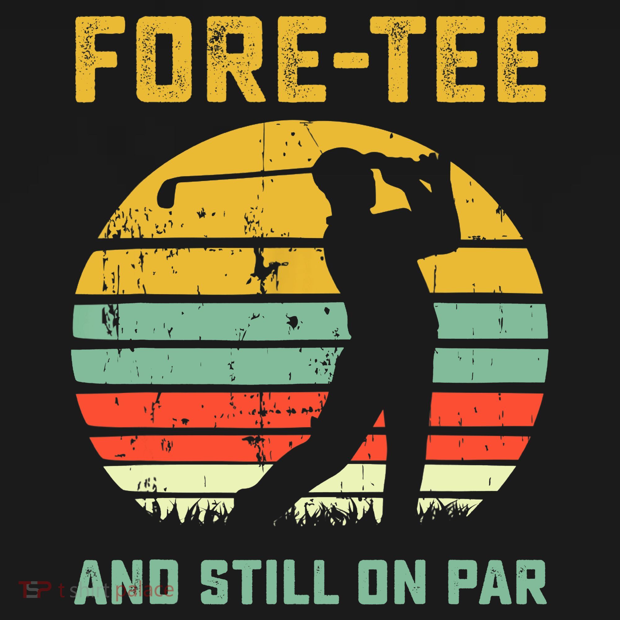 Funny 40th Birthday Golf Pun Golfing 40 Year Old Golfer Tee Apron