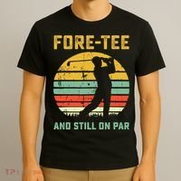 Funny 40th Birthday Golf Pun Golfing 40 Year Old Golfer Tee T-Shirt thumb 3