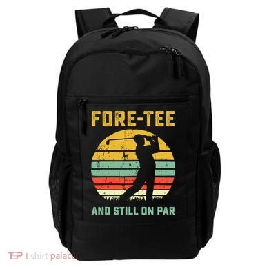 Funny 40th Birthday Golf Pun Golfing 40 Year Old Golfer Tee Backpack