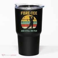 Funny 40th Birthday Golf Pun Golfing 40 Year Old Golfer Tee Tumbler thumb 0
