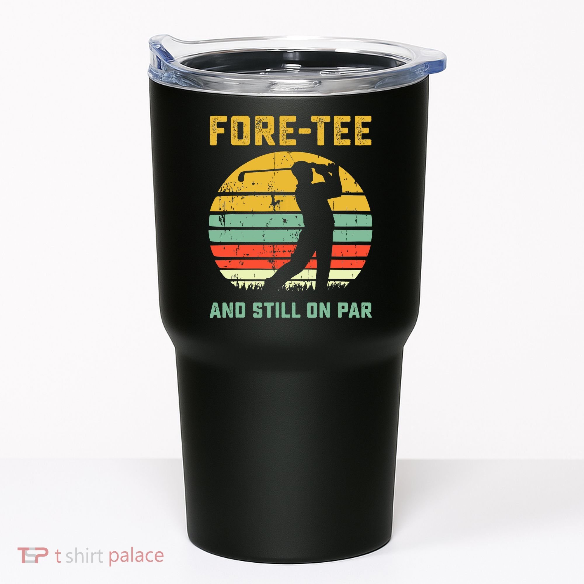 Funny 40th Birthday Golf Pun Golfing 40 Year Old Golfer Tee Tumbler