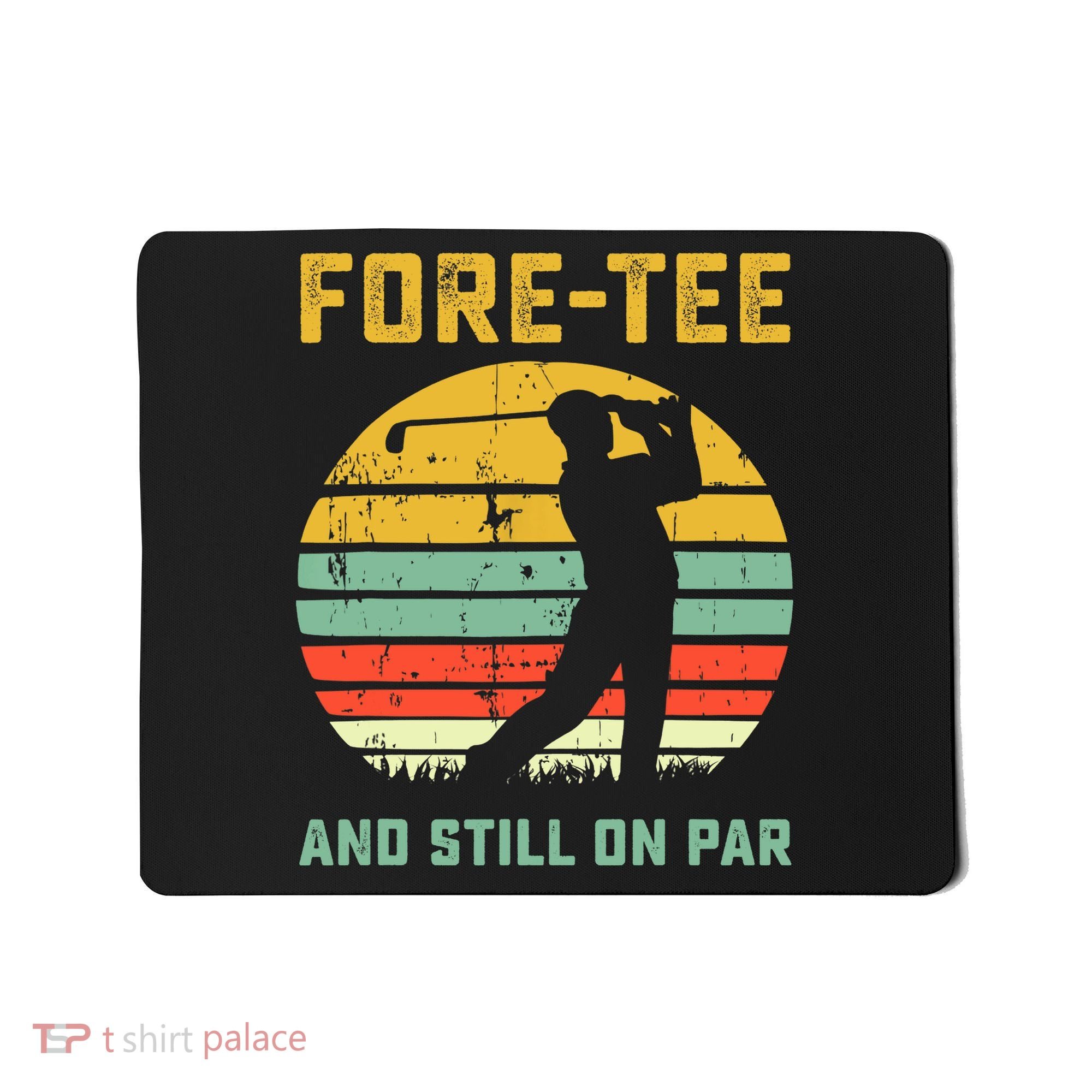 Funny 40th Birthday Golf Pun Golfing 40 Year Old Golfer Tee Mousepad