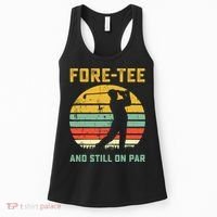Funny 40th Birthday Golf Pun Golfing 40 Year Old Golfer Tee Women's Tank Top thumb 0