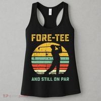 Funny 40th Birthday Golf Pun Golfing 40 Year Old Golfer Tee Women's Tank Top thumb 3