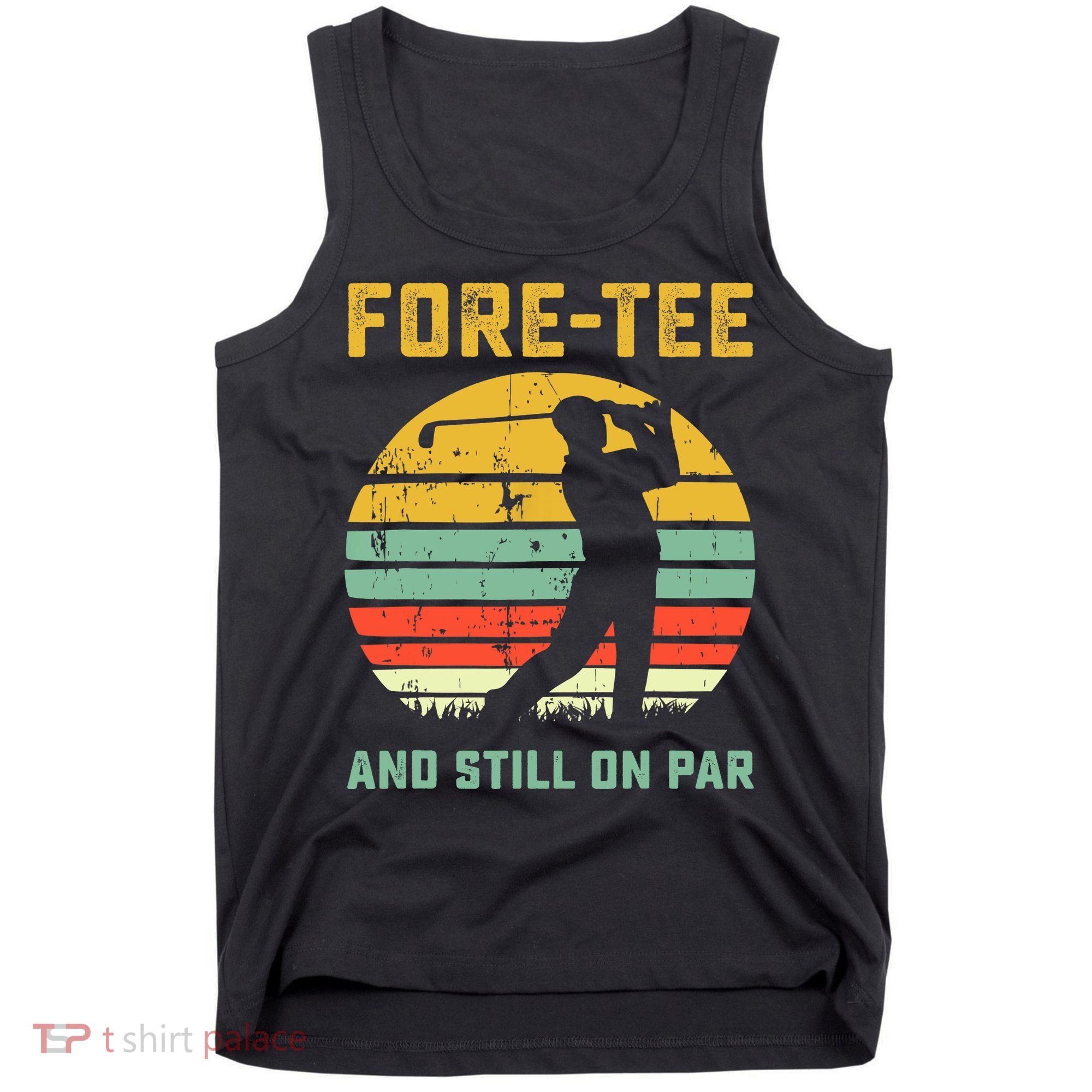 Funny 40th Birthday Golf Pun Golfing 40 Year Old Golfer Tee Tank Top