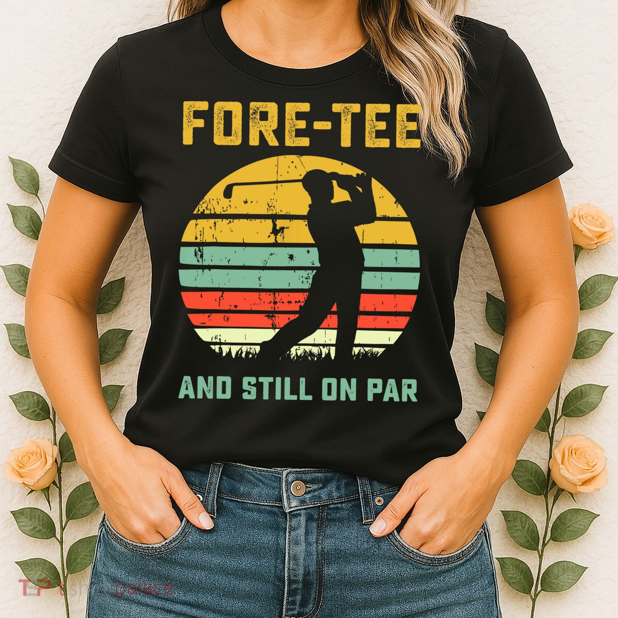 Funny 40th Birthday Golf Pun Golfing 40 Year Old Golfer Tee Women's T-Shirt