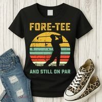 Funny 40th Birthday Golf Pun Golfing 40 Year Old Golfer Tee Women's T-Shirt thumb 3