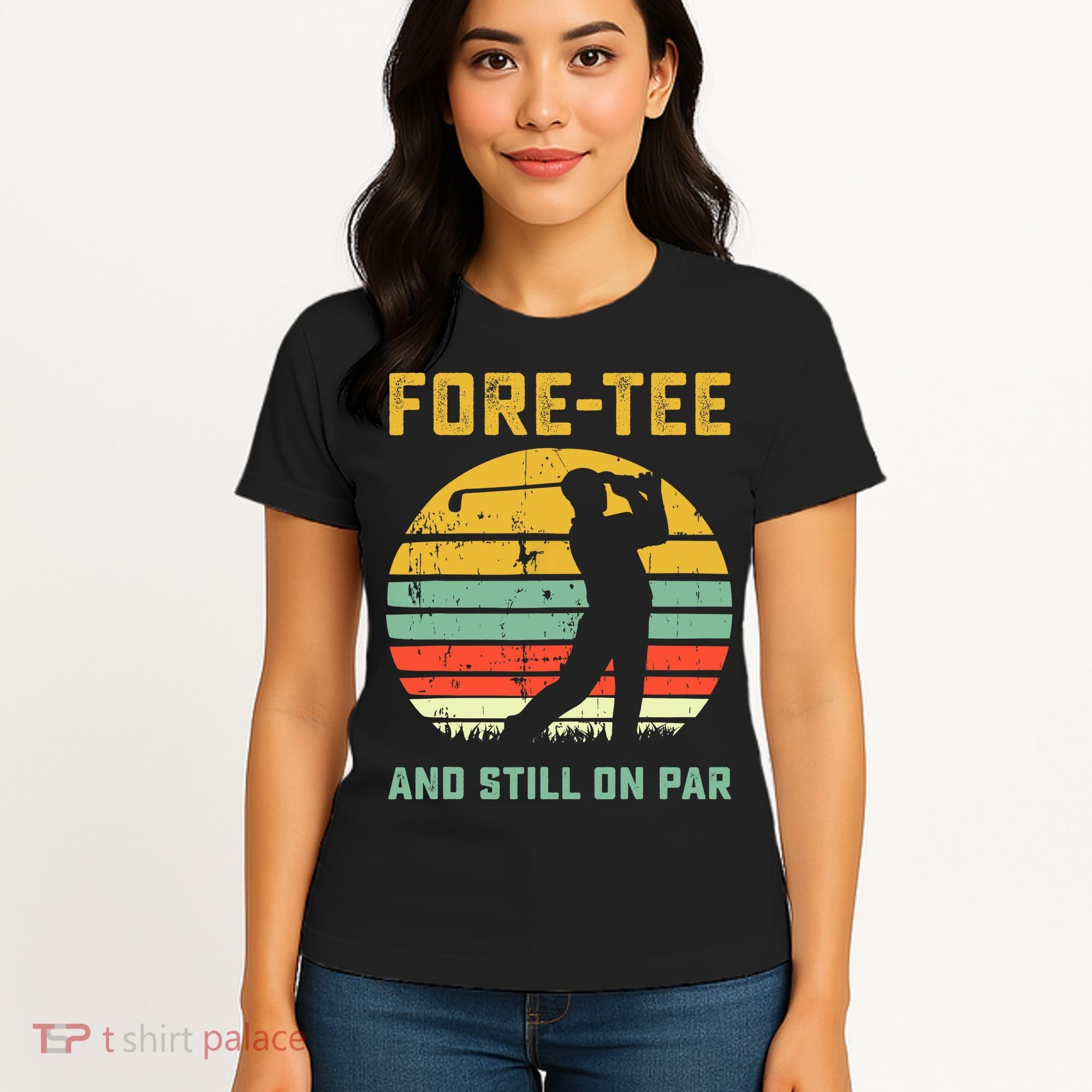 Funny 40th Birthday Golf Pun Golfing 40 Year Old Golfer Tee Women's T-Shirt