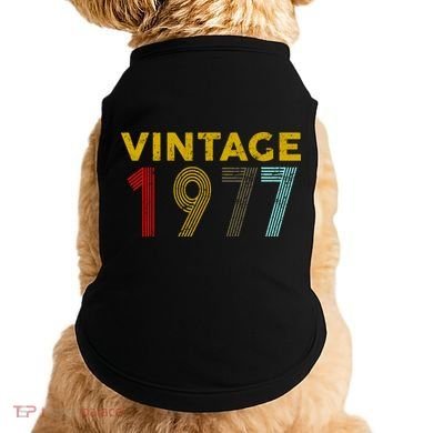 Funny 42nd Birthday Gift Vintage 1972 Doggie Tank